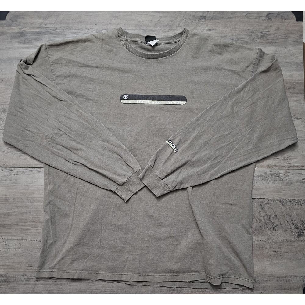 Vintage Mens Timberland 100% Cotton Long Sleeve Shirt Size XL Made in USA